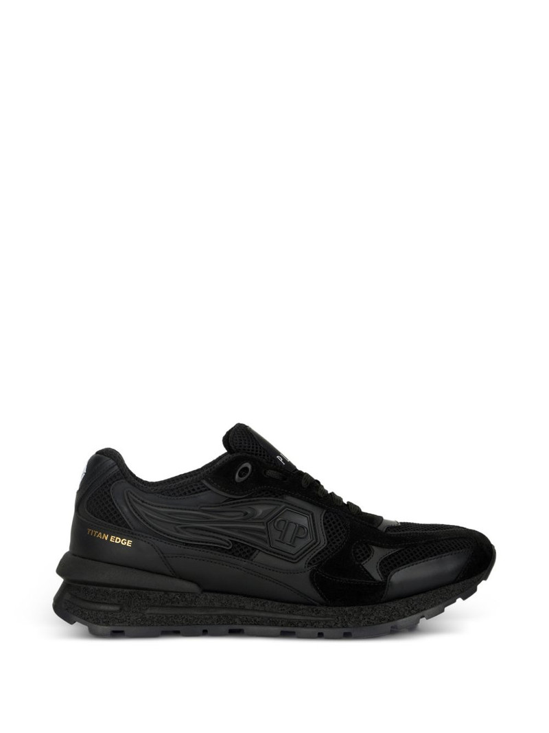 panelled sneakers 1