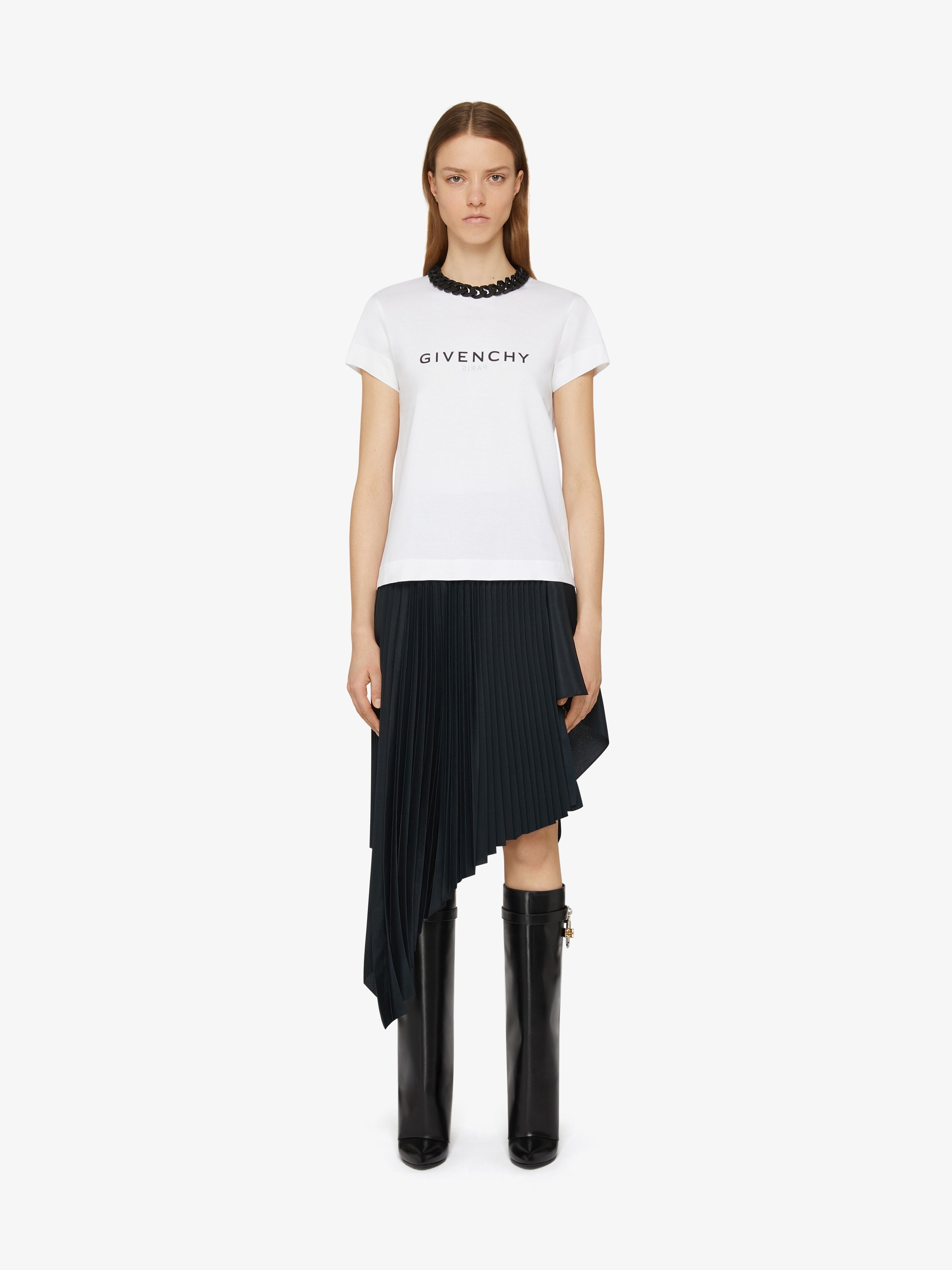 GIVENCHY REVERSE SLIM FIT T-SHIRT IN COTTON - 2