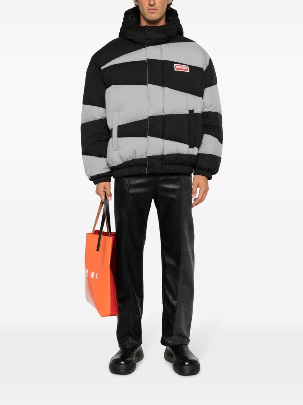 Dazzle Stripe padded jacket - 2