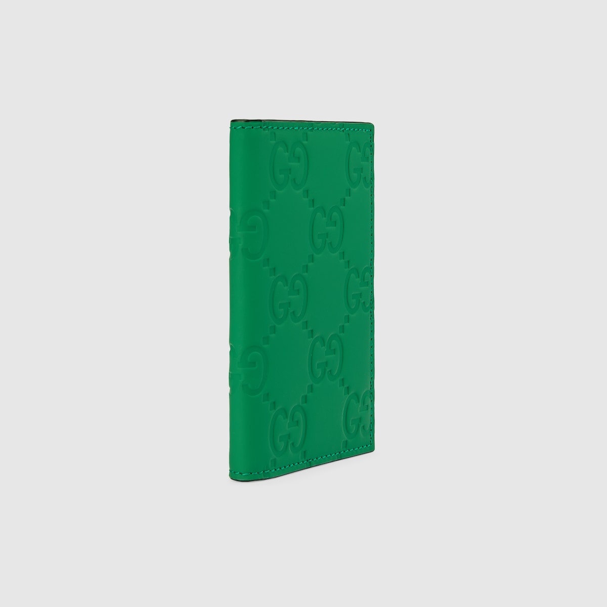 GG rubber-effect long card case - 3