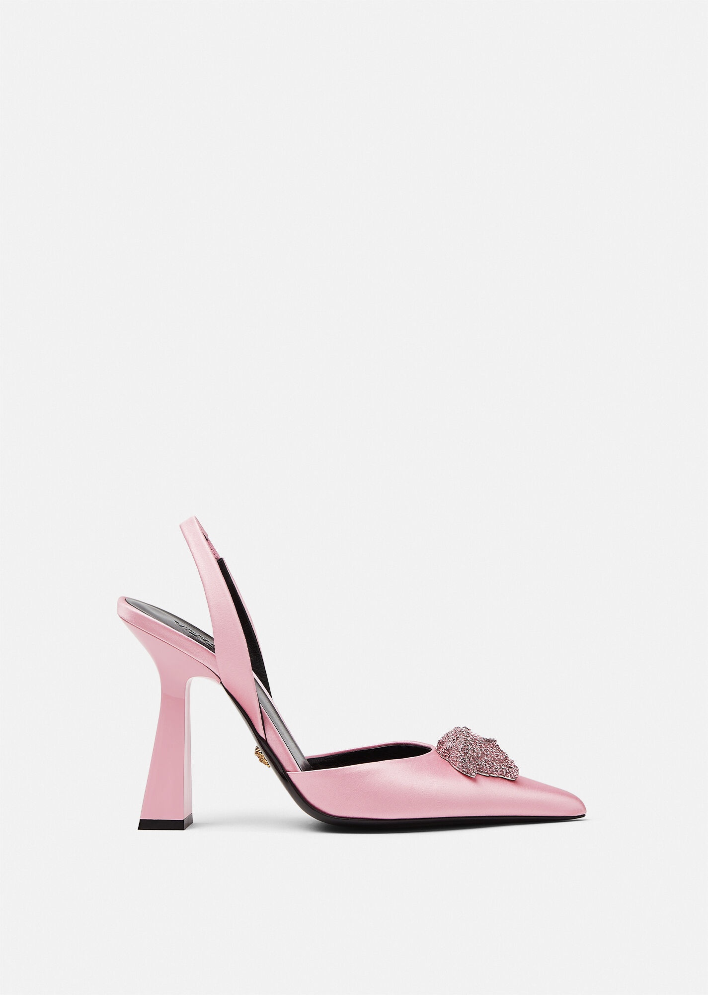 La Medusa Satin Sling-Back Pumps - 1