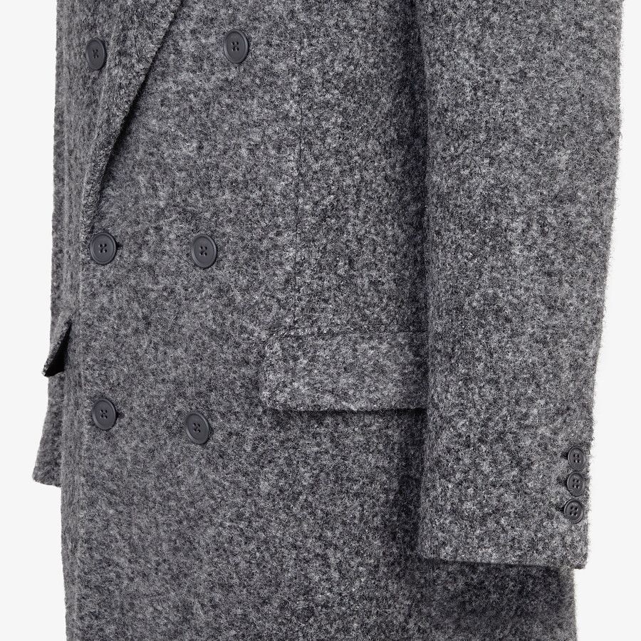 Gray alpaca coat - 3