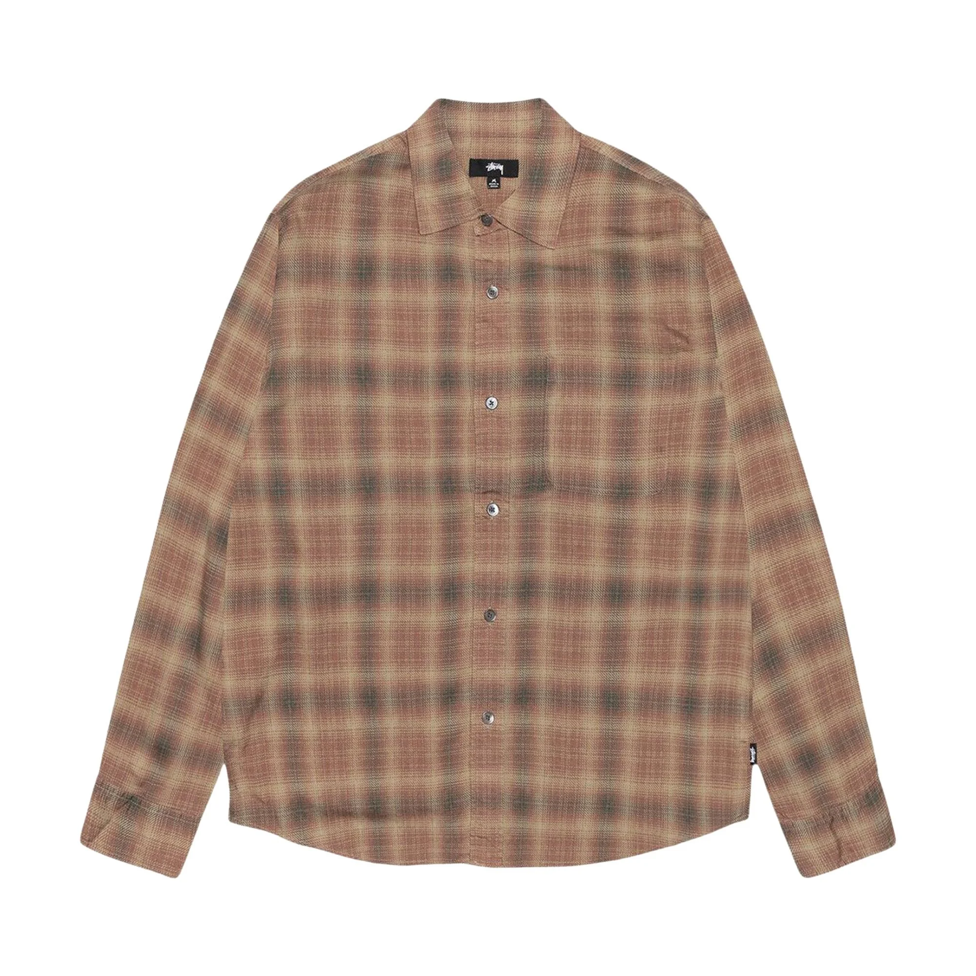 Stussy Matthew Printed Shirt 'Brick' - 1