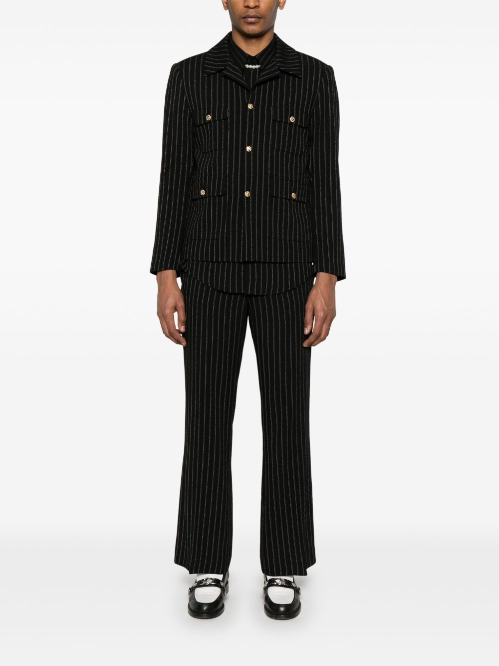 striped trousers - 2