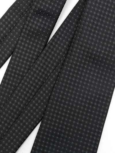 Givenchy geometric-pattern print silk tie outlook