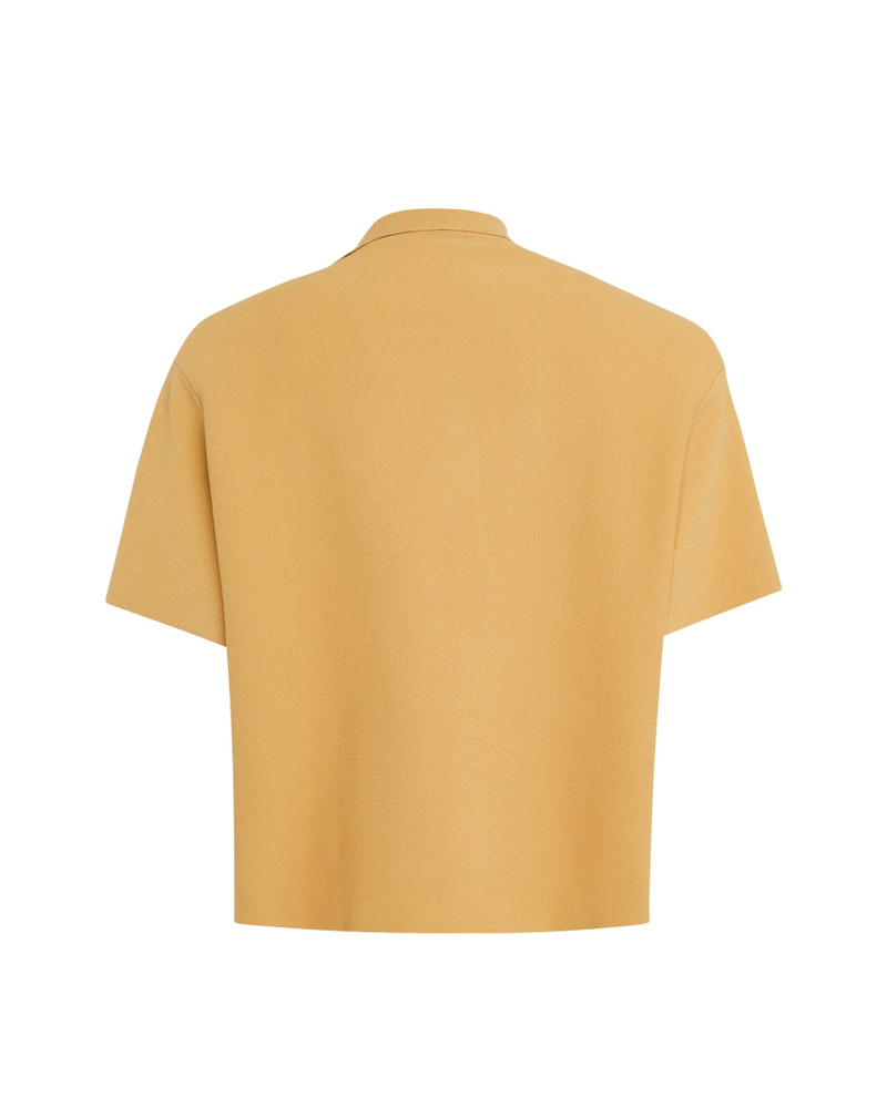 KNITTED RUGBY TOP CAMEL 9