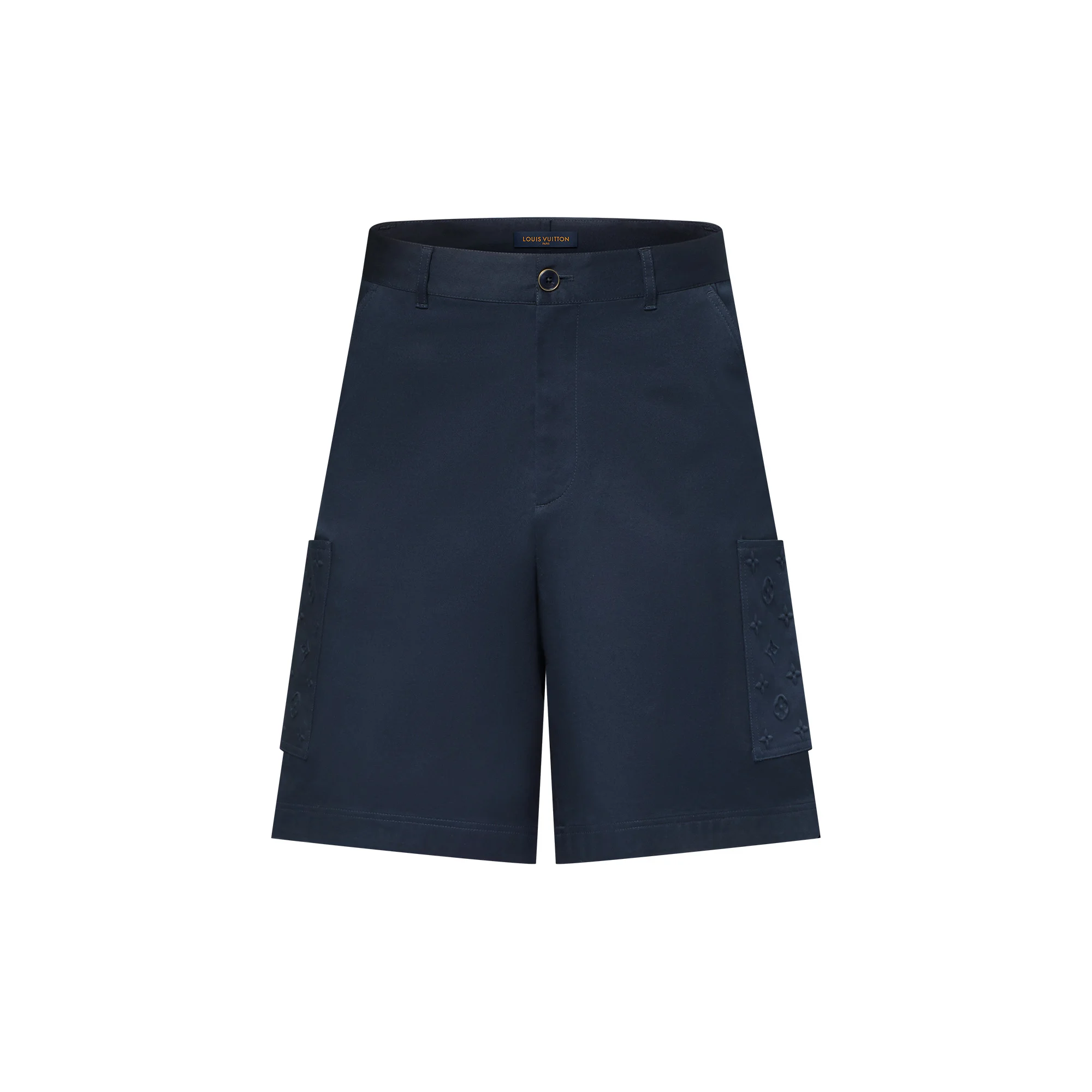 Monogram Pocket Cargo Shorts - 1