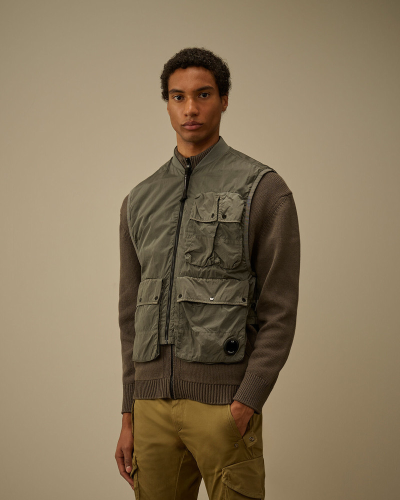 Cotton Mixed Zipped Cardigan 8
