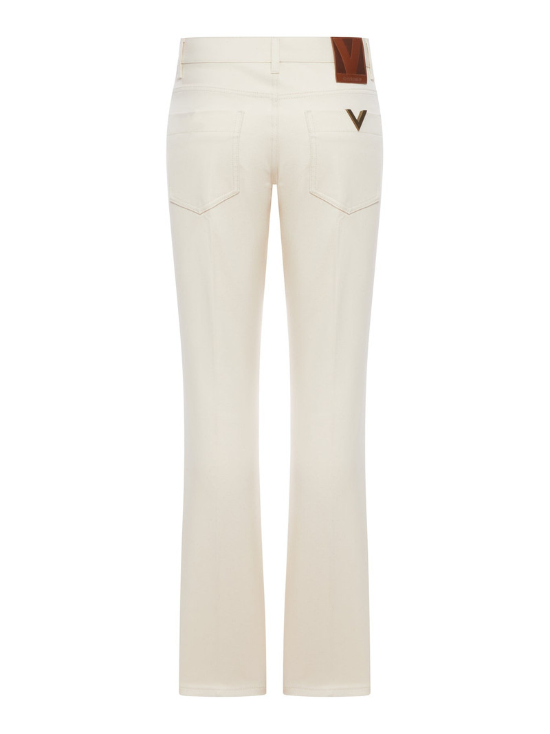 Valentino FIVE-POCKET FLARE TROUSERS outlook