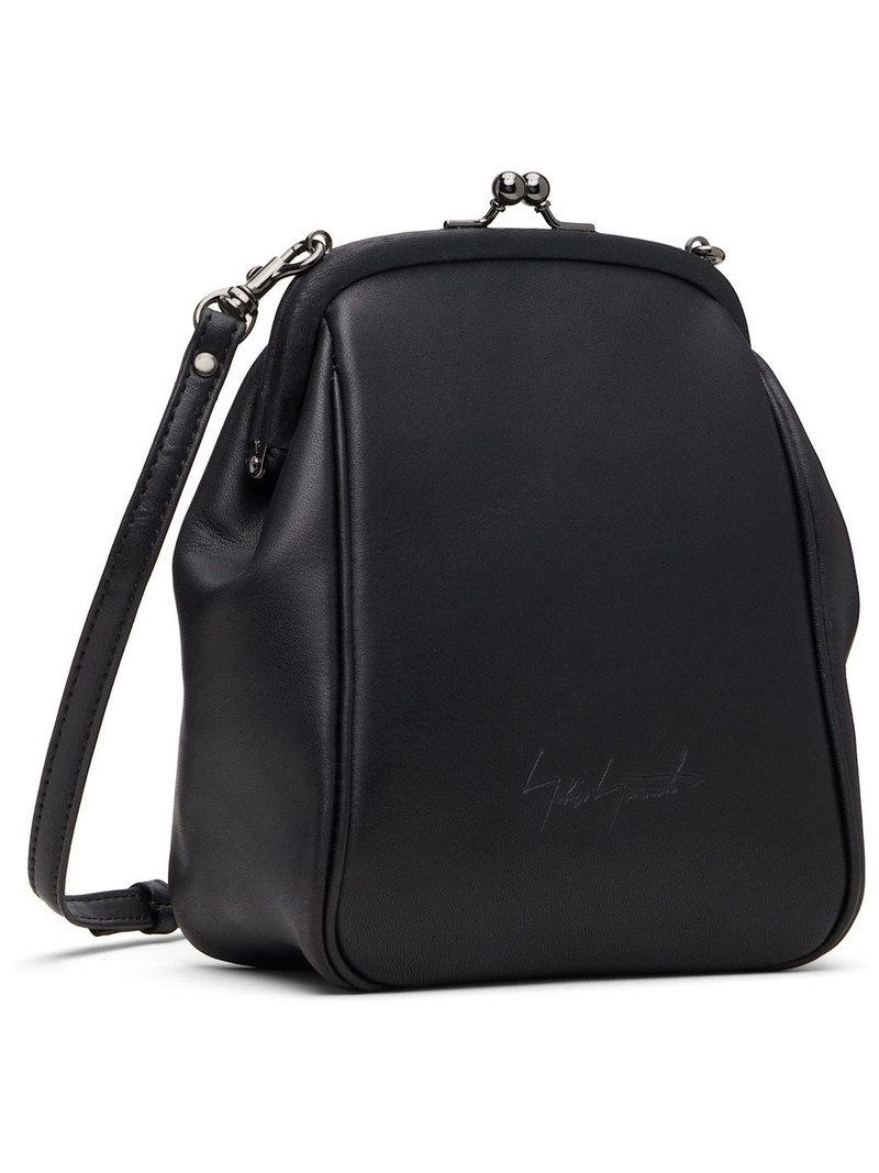 Yohji Yamamoto Black 'Sacoche' Small Bag outlook