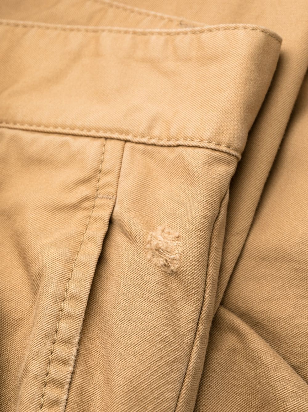 distressed tapered trousers - 7
