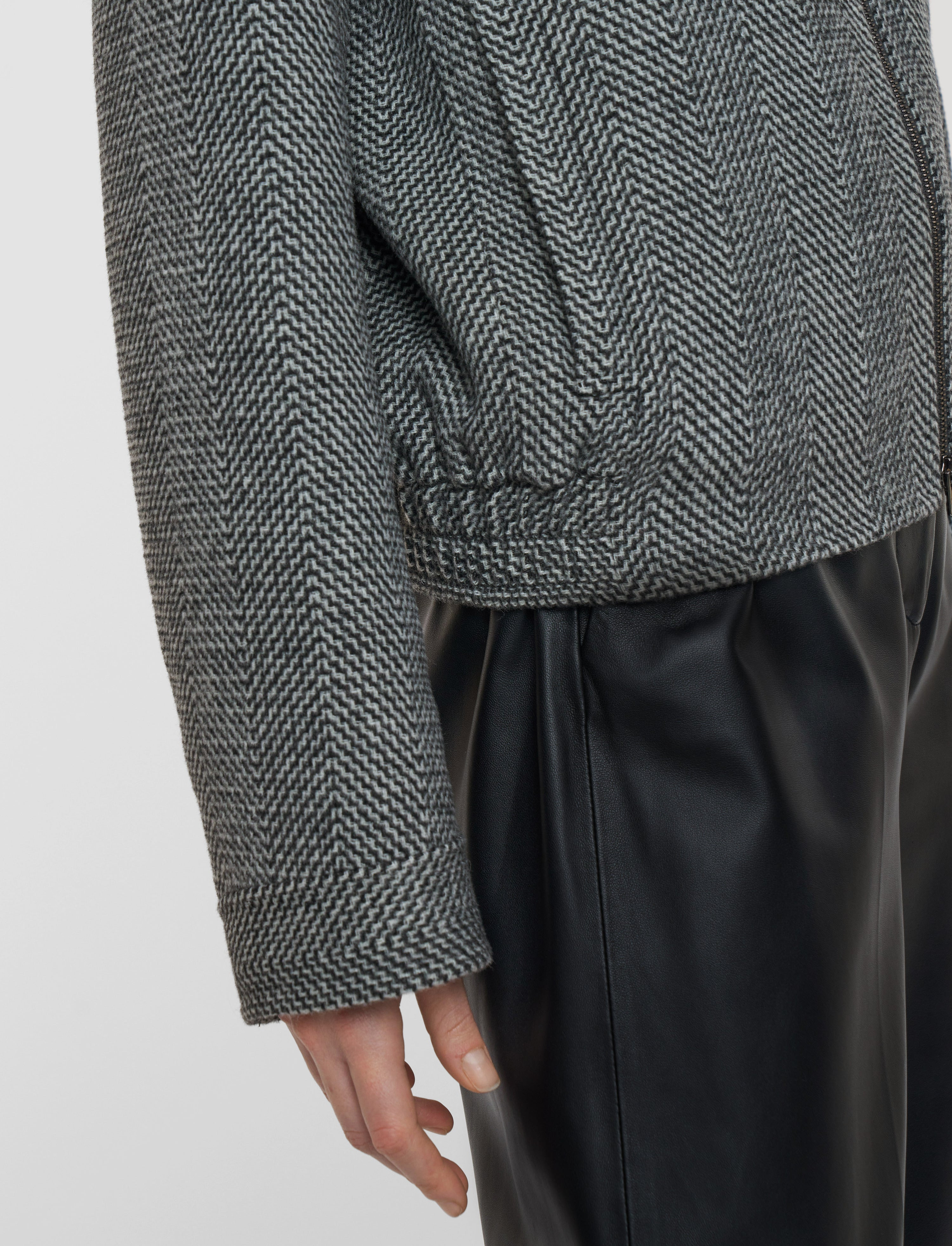 Gustave Linear Double Face Wool Jacket - 4
