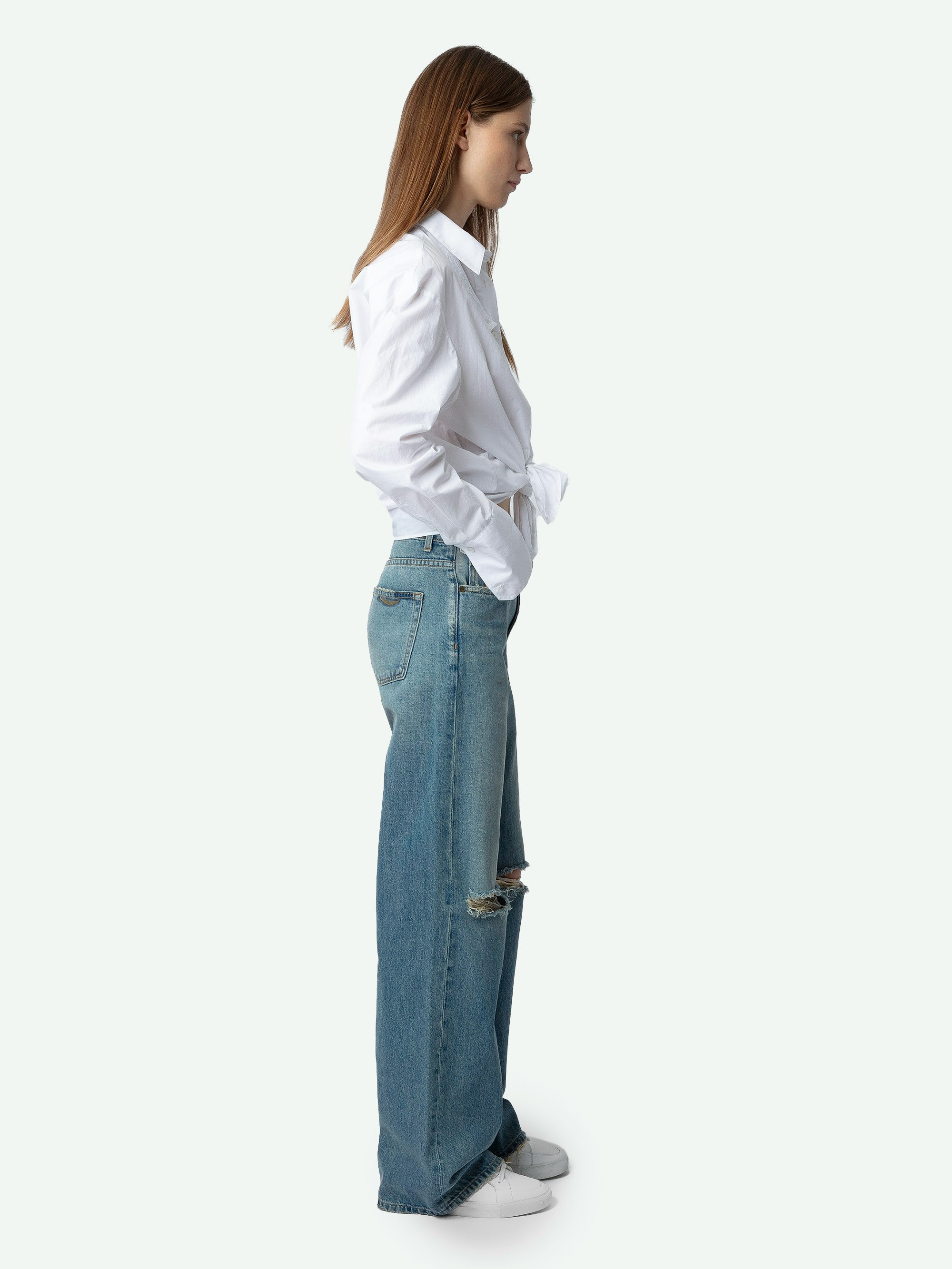 Whitney Wide Leg Jeans - 4