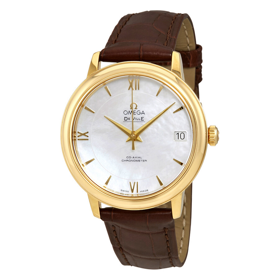 Omega De Ville Prestige Mother of Pearl Dial Ladies Watch 424.53.33.20.05.002 - 2