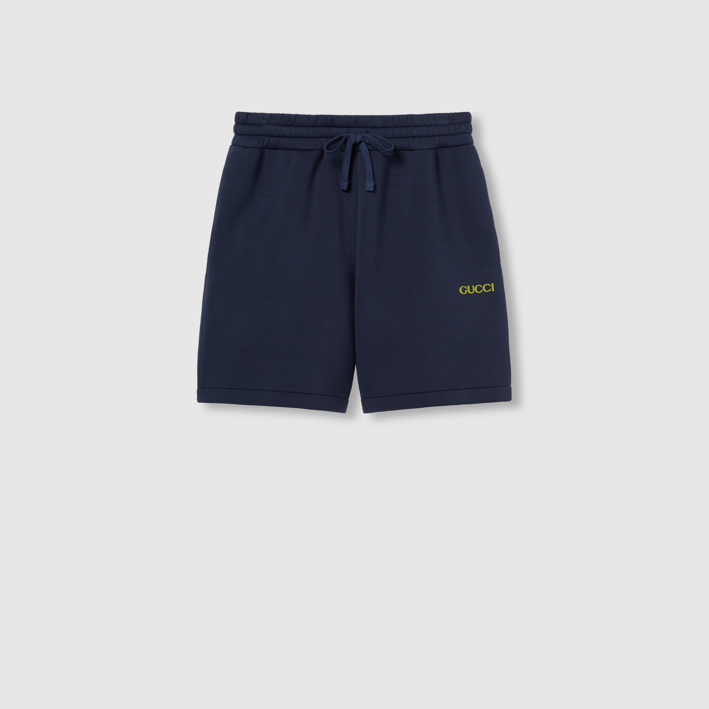 Jersey shorts with patch - 1