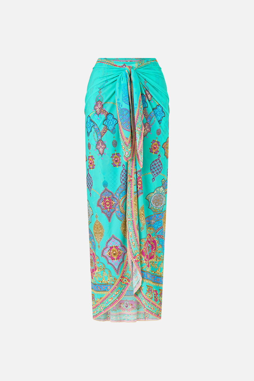 LAYERED MAXI SARONG WITH TIE FRONT THE CONCUBINES CORRIDOR - 1