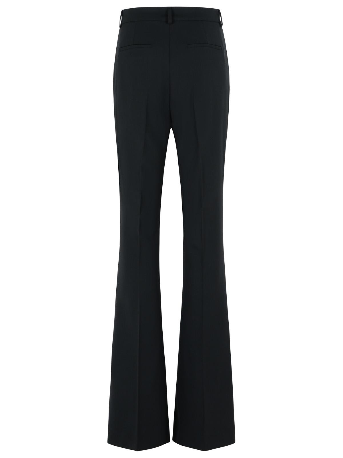 Sportmax Black Virgin Wool Trousers Women - 3