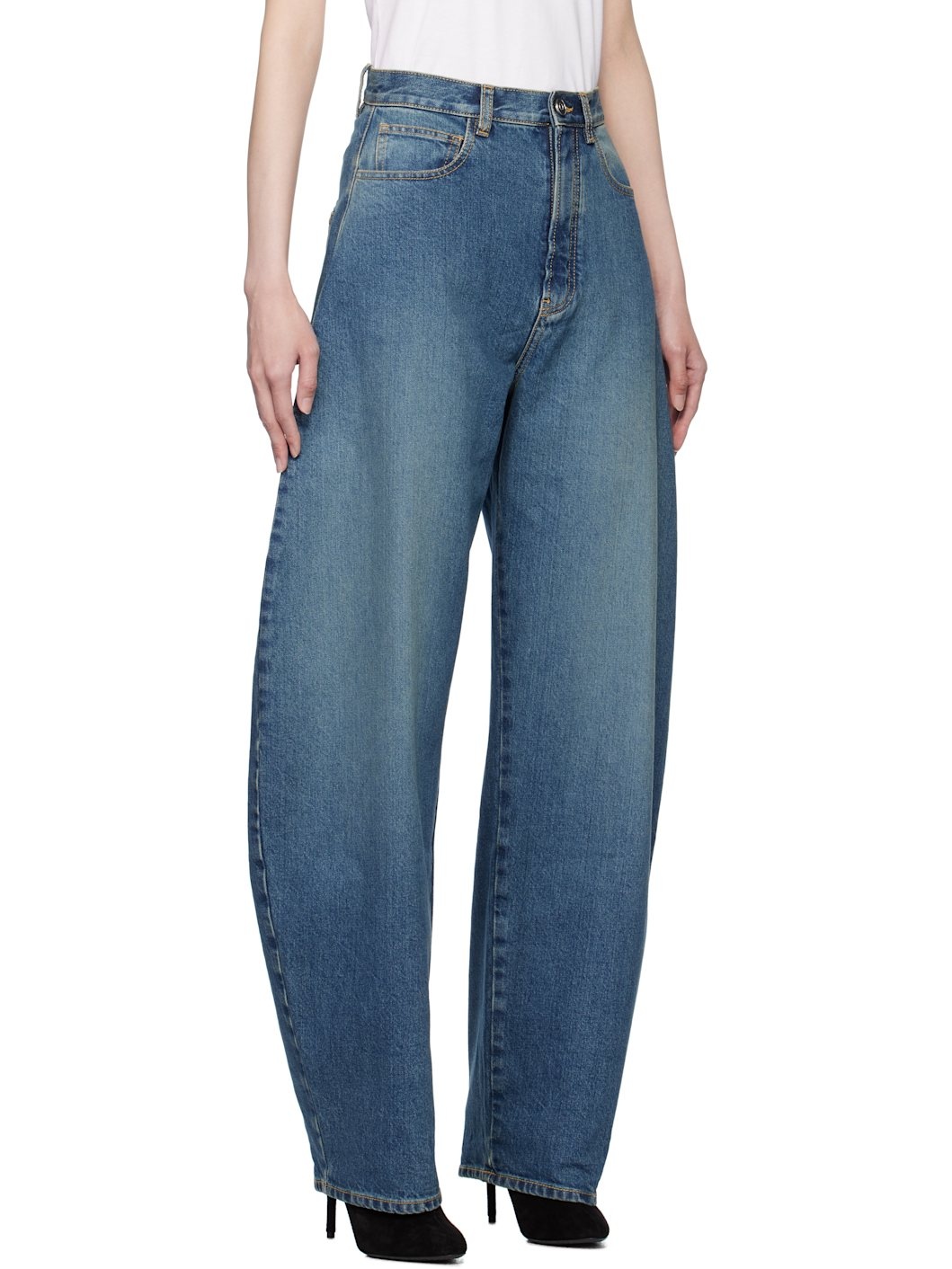 Blue Round Jeans - 2