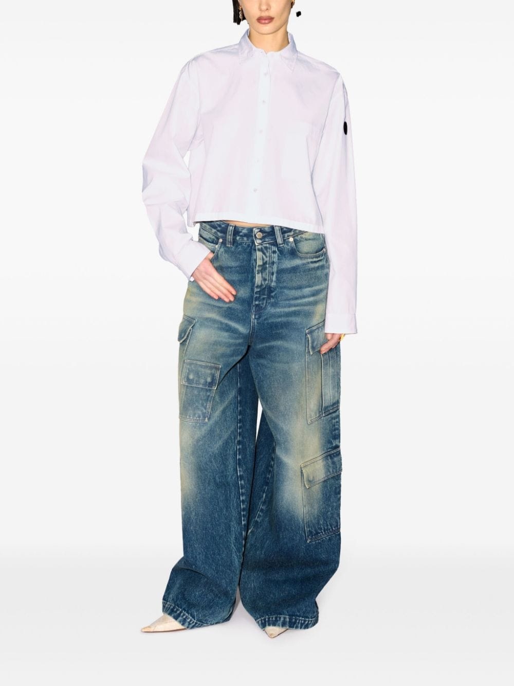 cropped shirt - 2