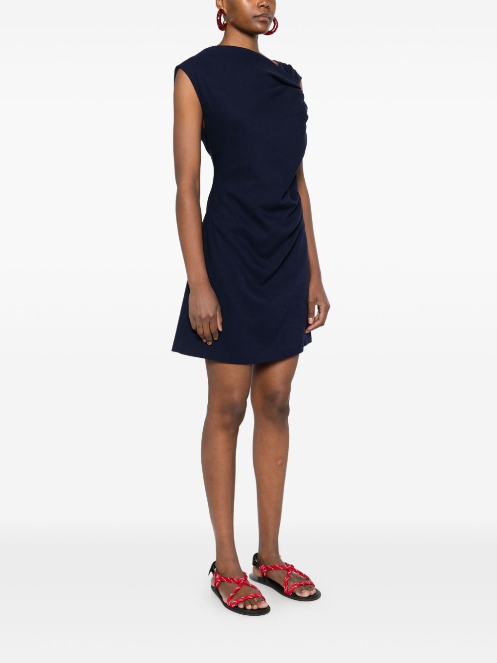 twist-detail mini dress - 3