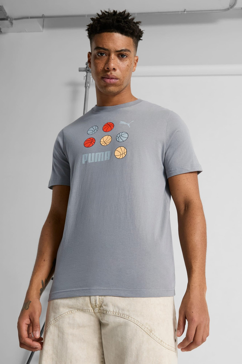 PUMA GRAPHICS BBall Men's Tee outlook