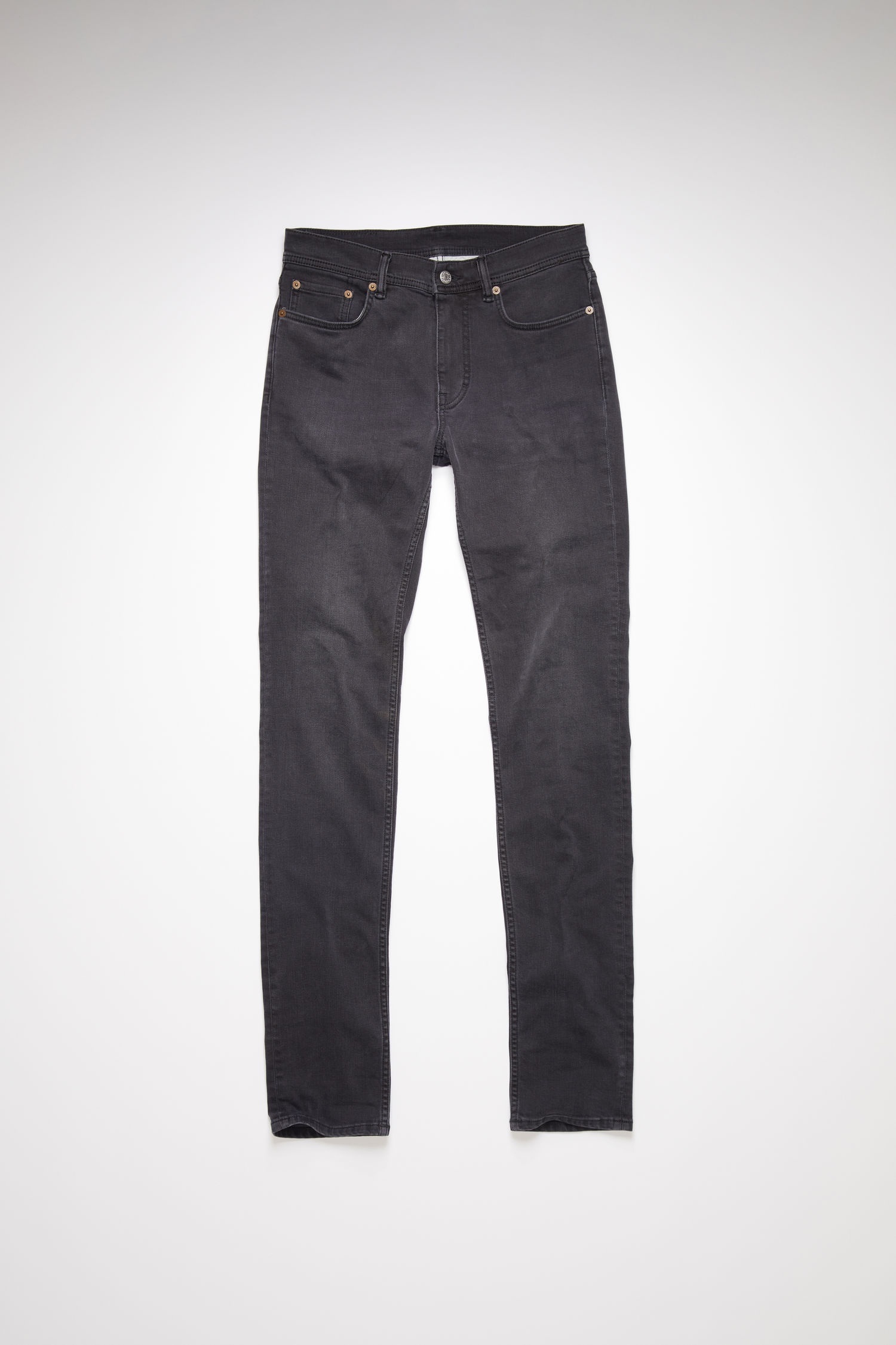 Skinny fit jeans - Used black - 5