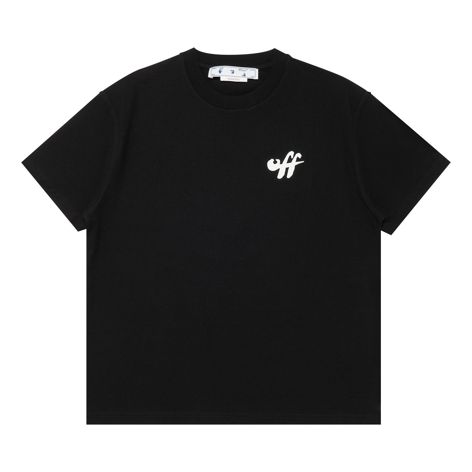 Off-White Zebra Arrow Tee 'Black' - 1