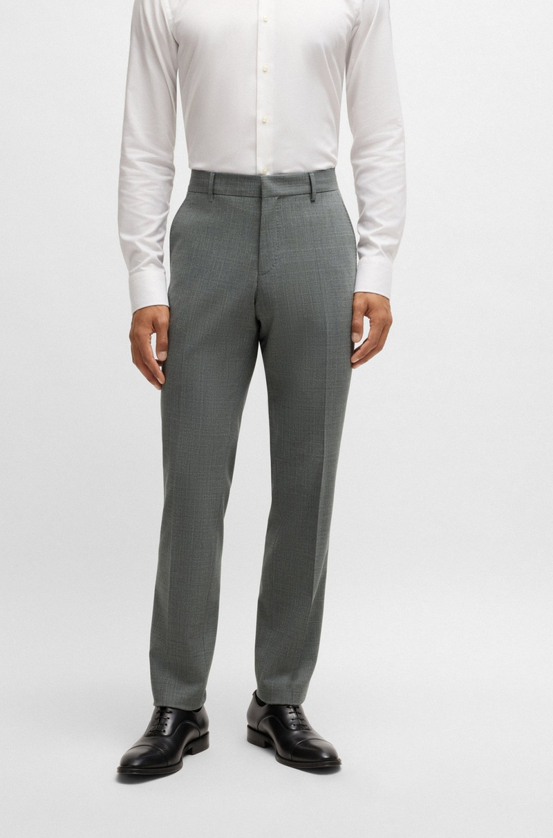 SLIM-FIT SUIT IN MICRO-PATTERNED STRETCH CLOTH 6