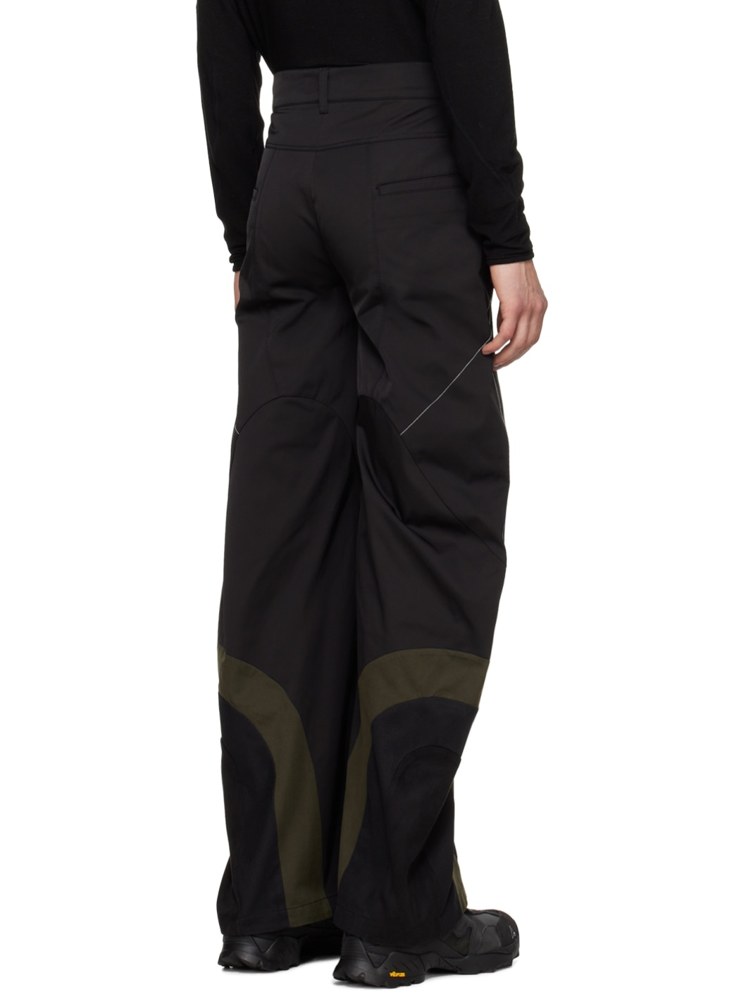 Black Articulated Waistbag V1 Trousers - 3