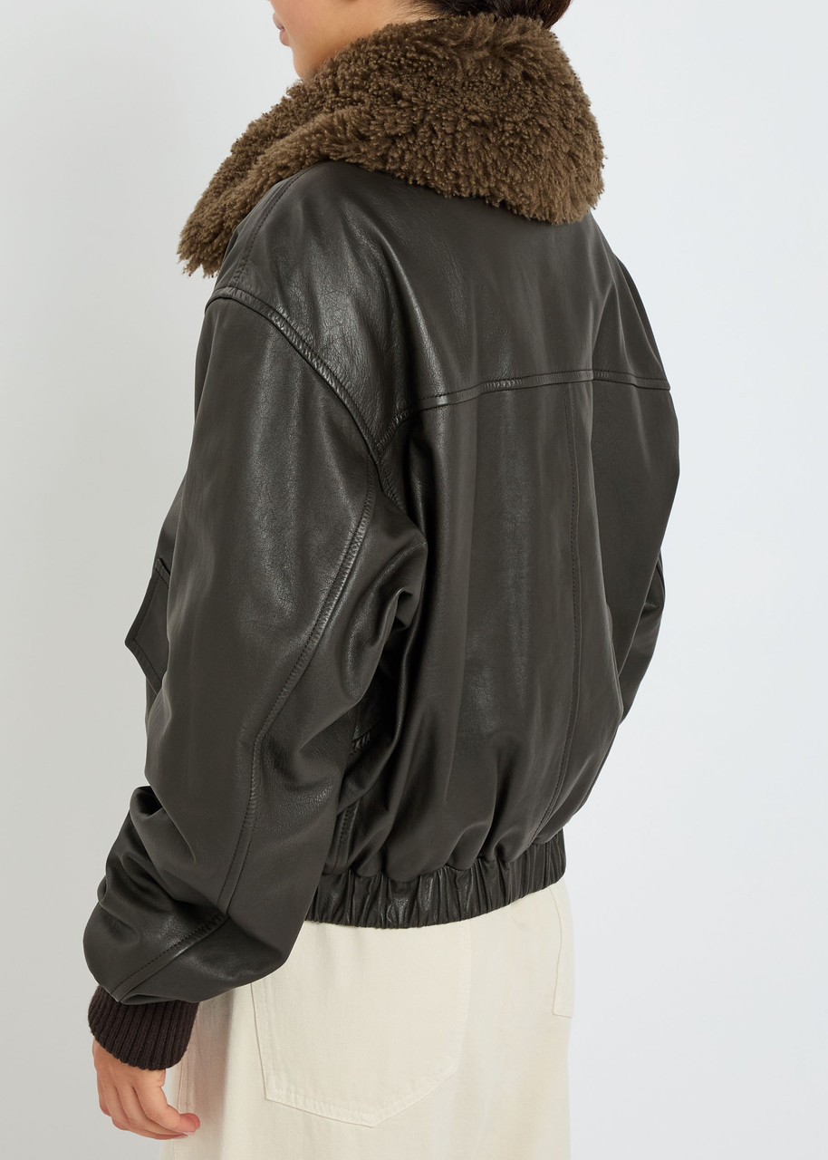 Lemaire Quilted Leather Jacket - 3
