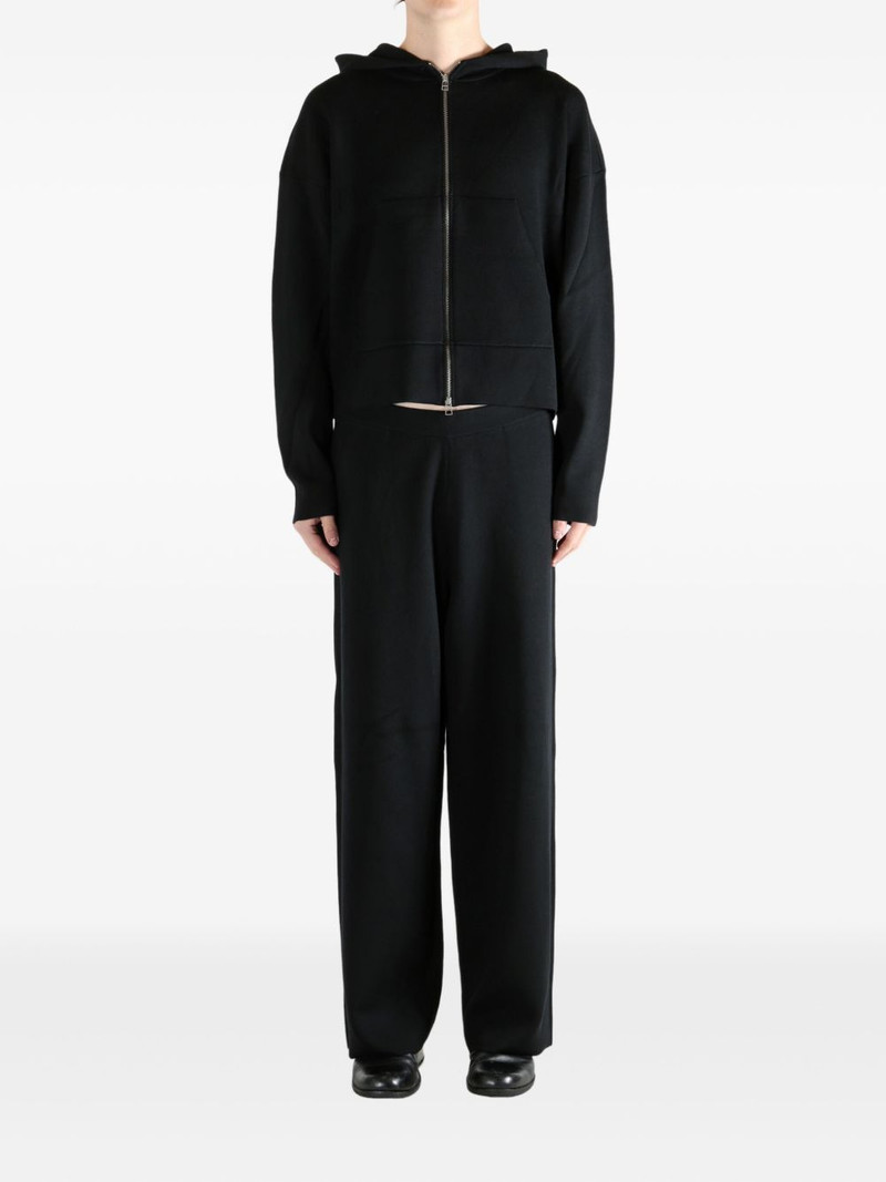 Omar Afridi zip-up wool hoodie outlook