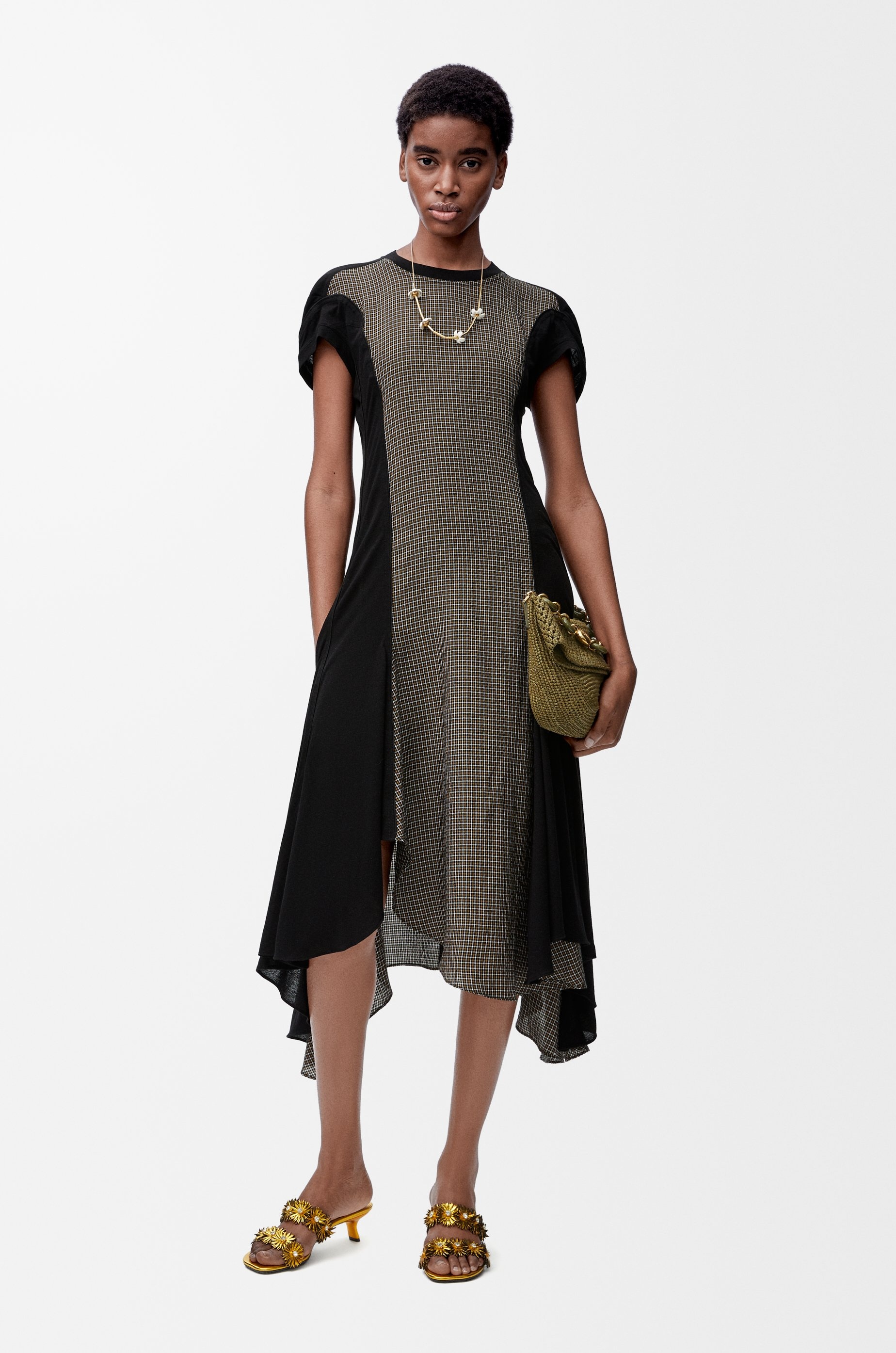 Dress in linen and viscose blend - 2