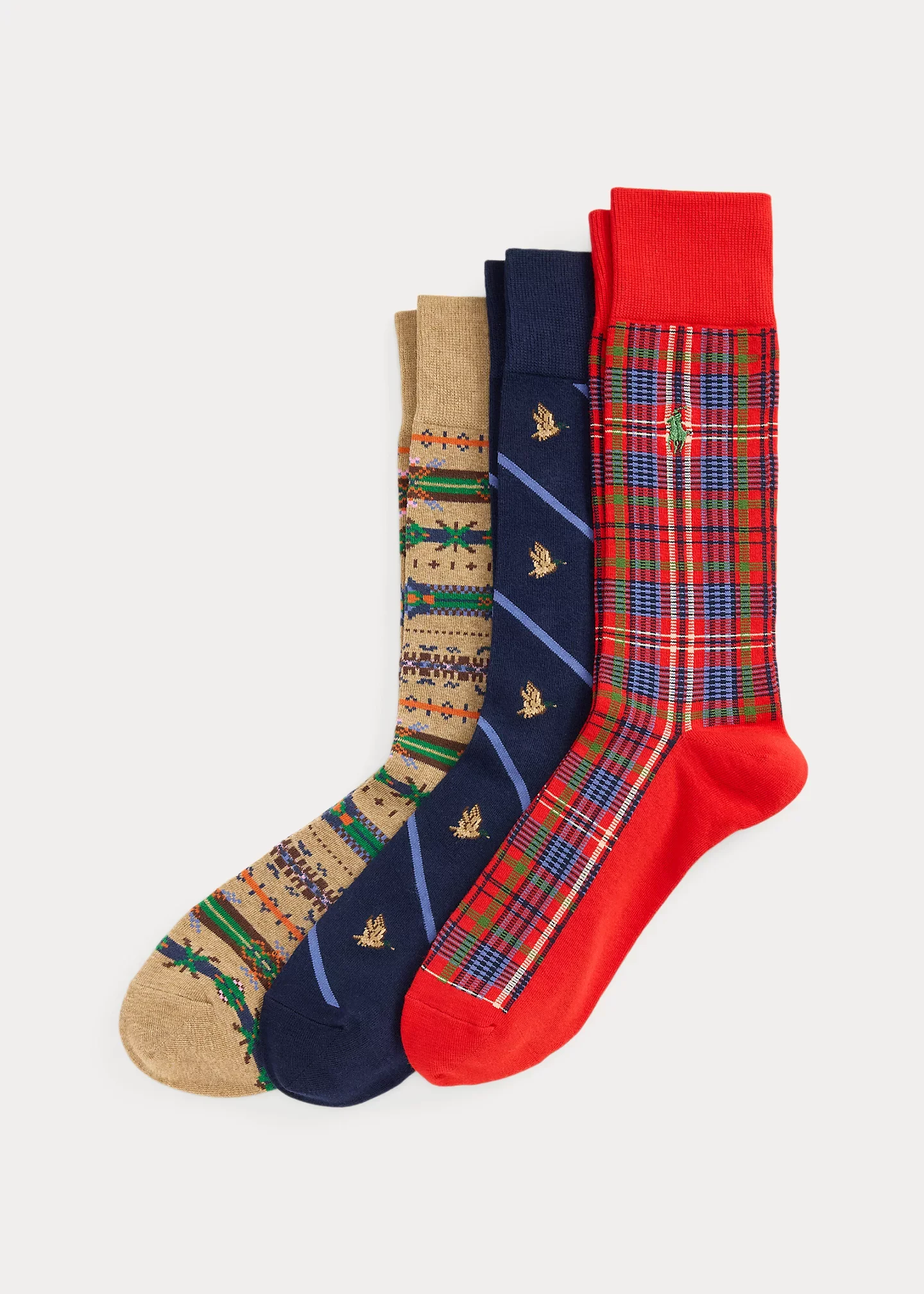 Patterned Trouser Sock 3-Pack - 1