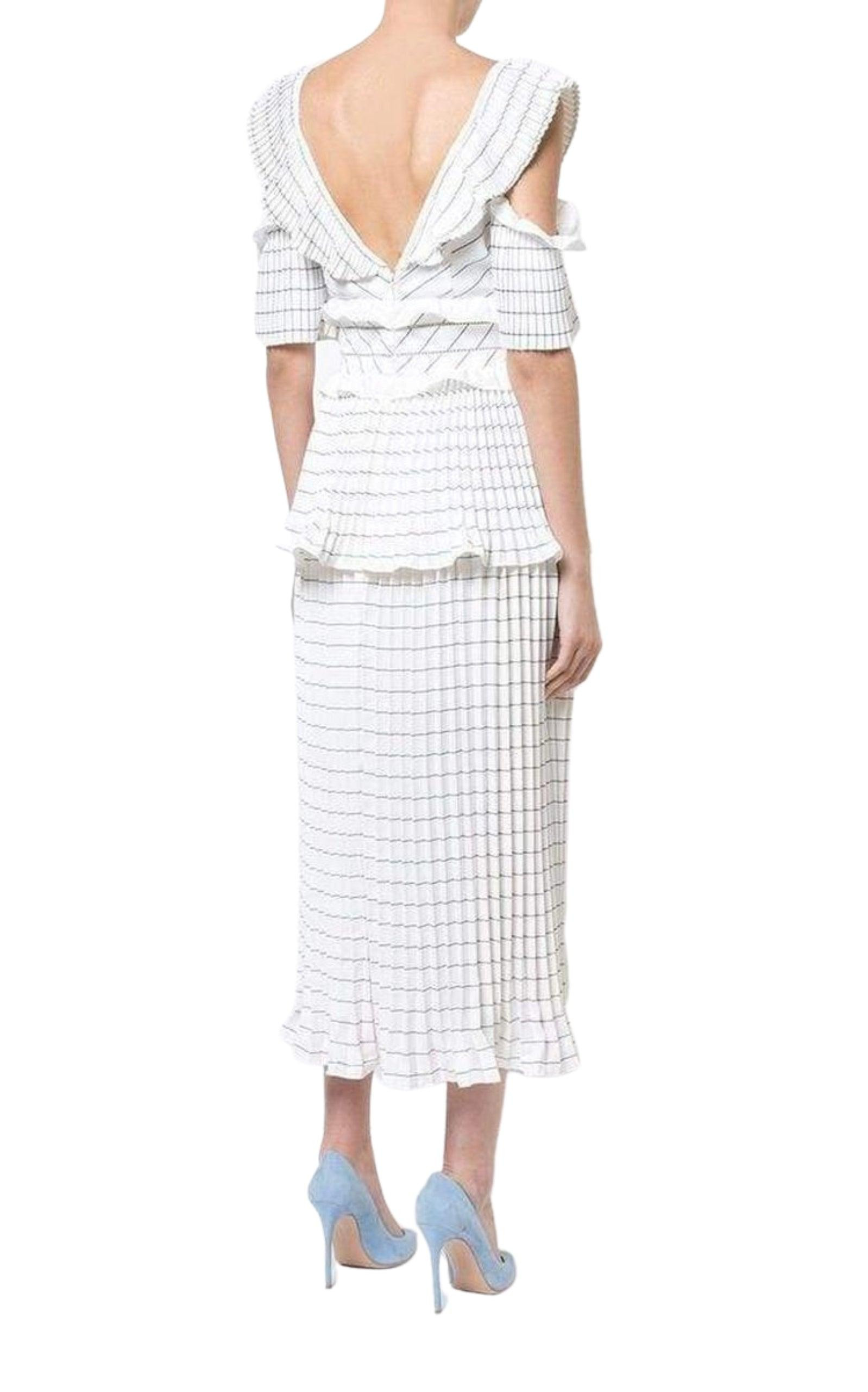 Monochrome Stripe Dress - 4