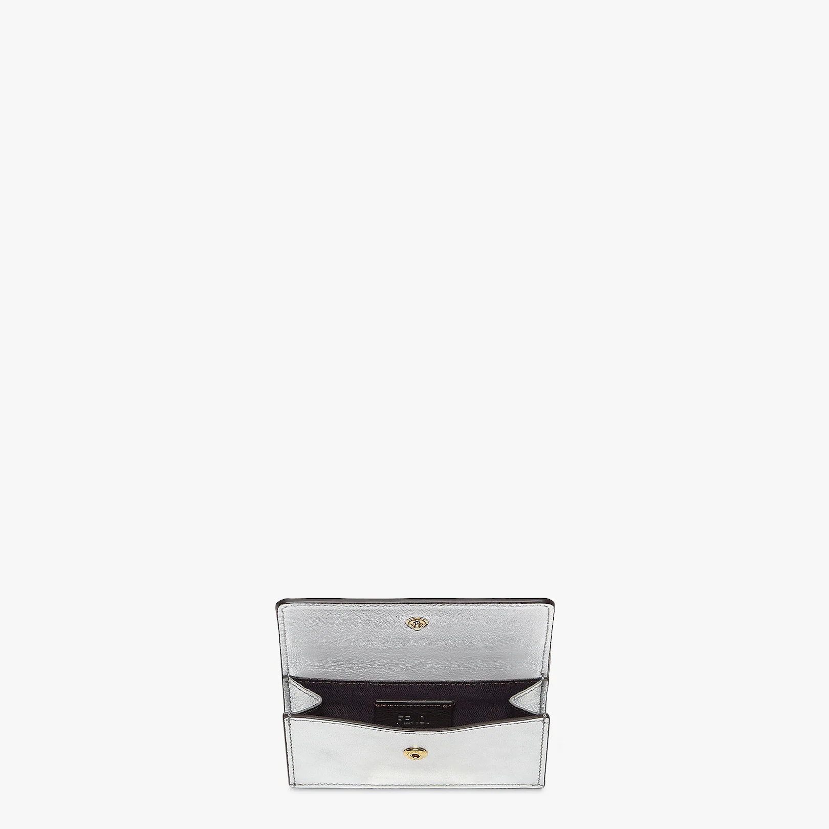Silver leather cardholder - 3