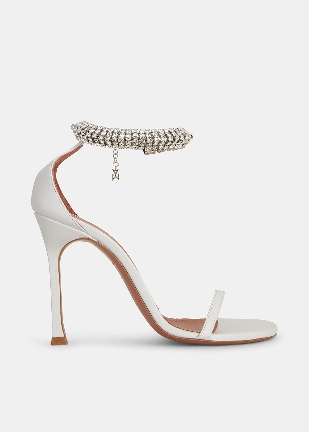 White Nappa Iman Sandals - 1