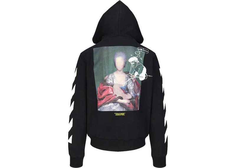 Off-White OFF-WHITE Mariana De Silva Zipped Hoodie Black/Multicolor outlook