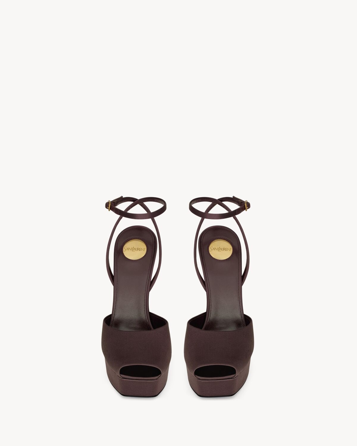 LA SCANDALE PLATFORM SANDALS IN SATIN CREPE - 2