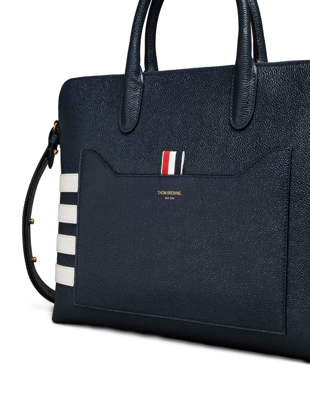 leather tote bag - 5