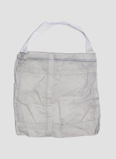 Nigel Cabourn Puebco Recycled Vintage Parachute Light Bag White outlook