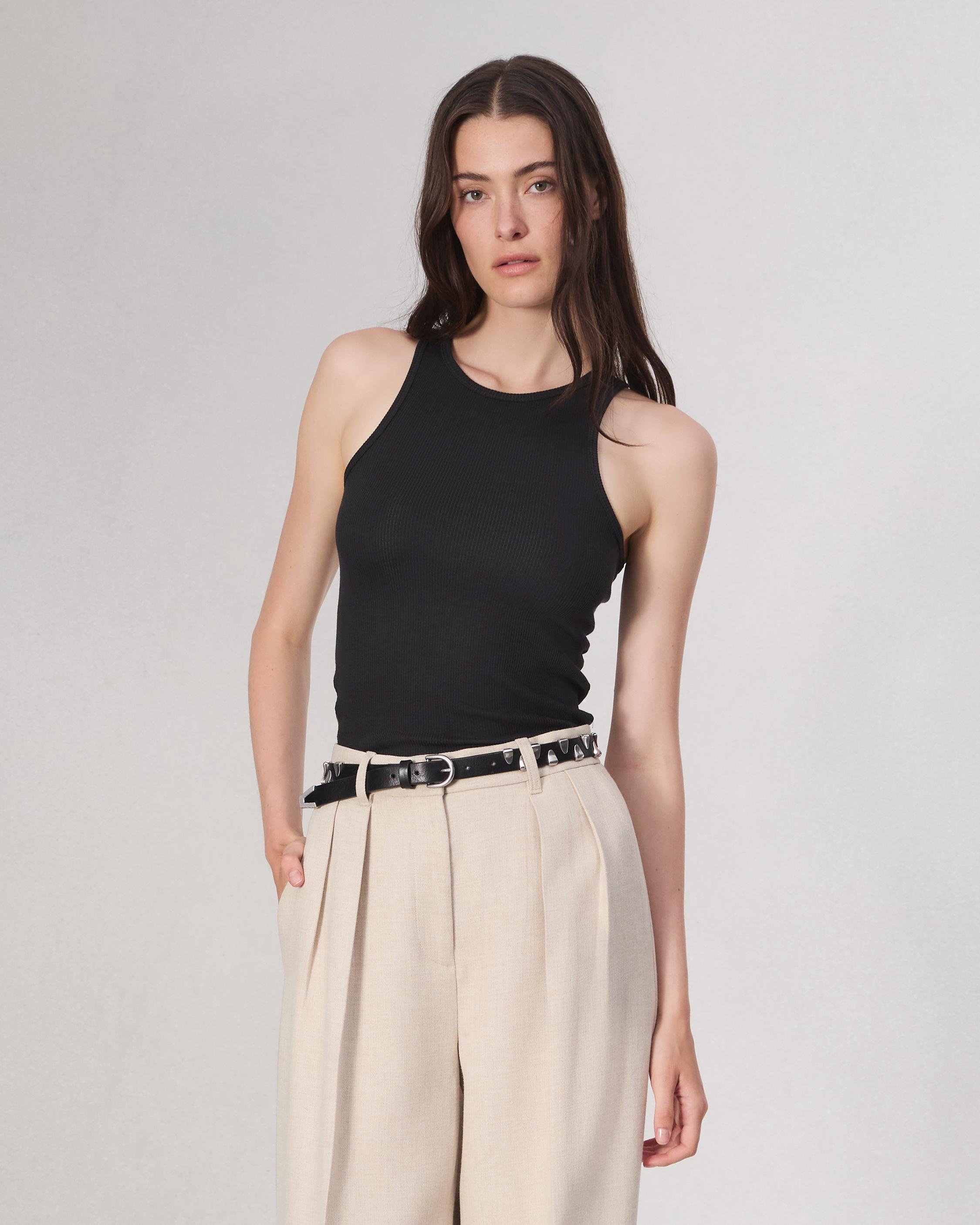 The Essential Rib Tank
Rib Cotton T-Shirt - 2