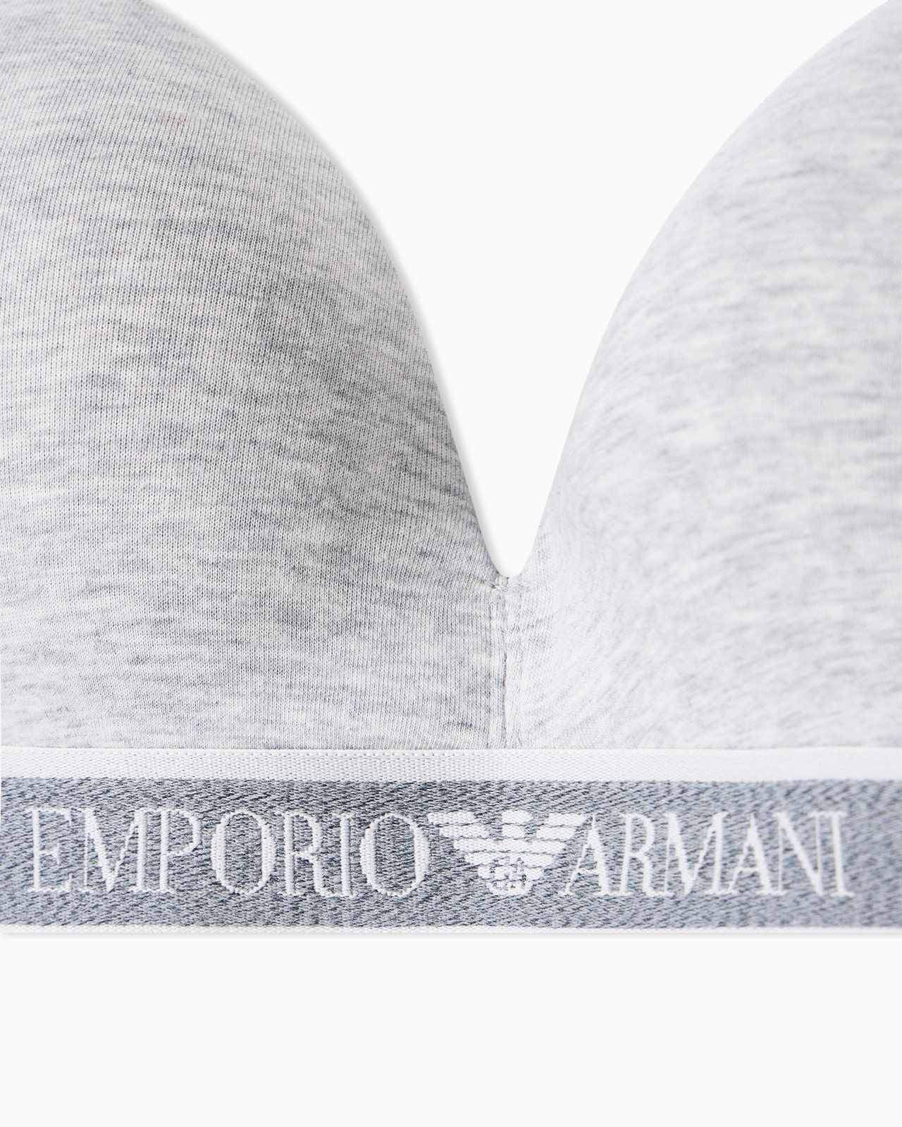 ASV ICONIC ORGANIC-COTTON, PADDED TRIANGLE BRA WITH LOGO UNDERBAND - 4