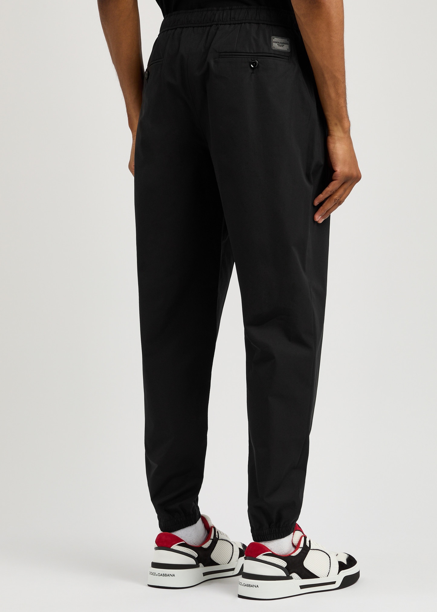 Cotton-poplin sweatpants - 3