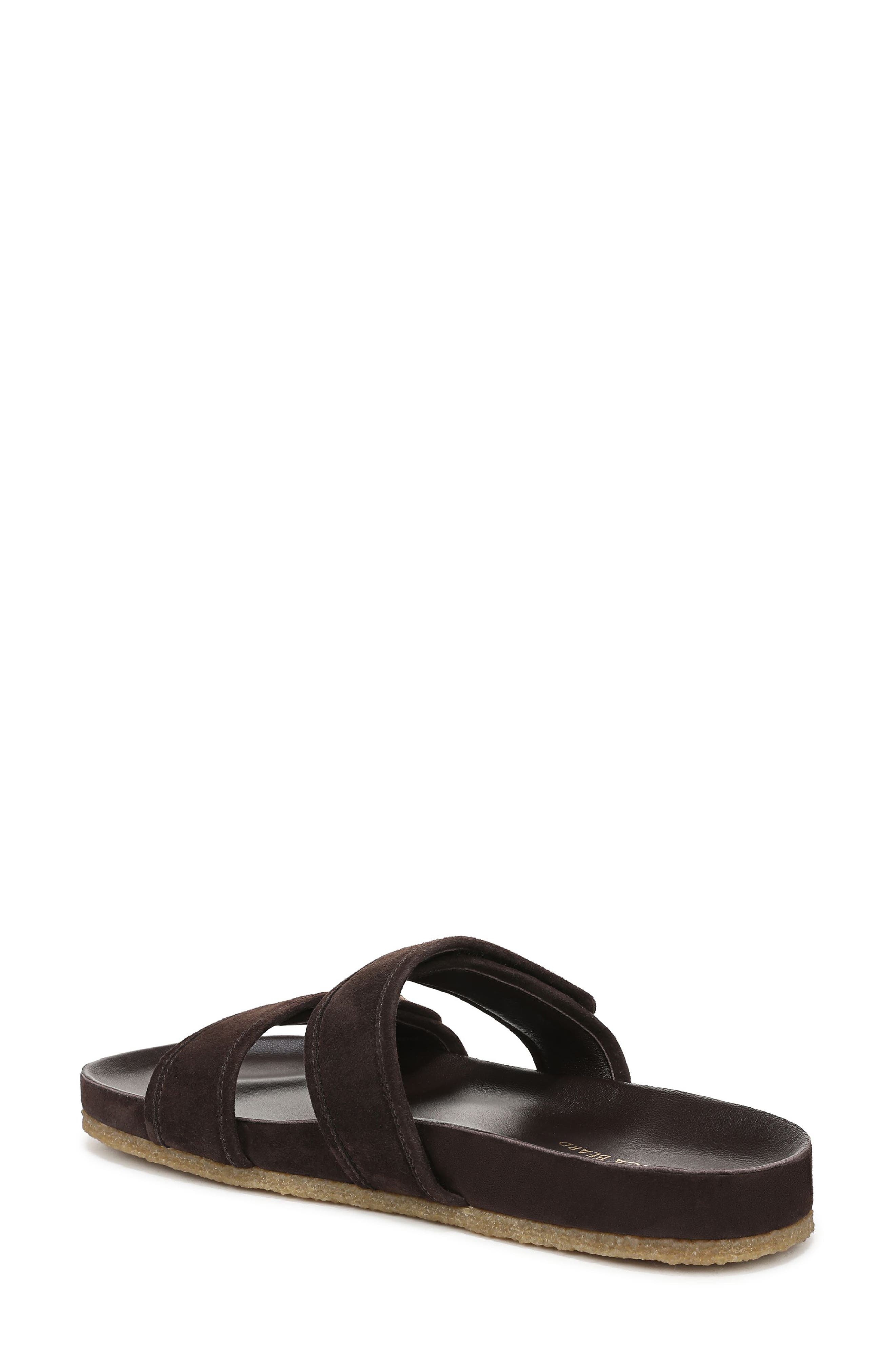 Veronica Beard Percey Slide Sandal in Espresso at Nordstrom - 2
