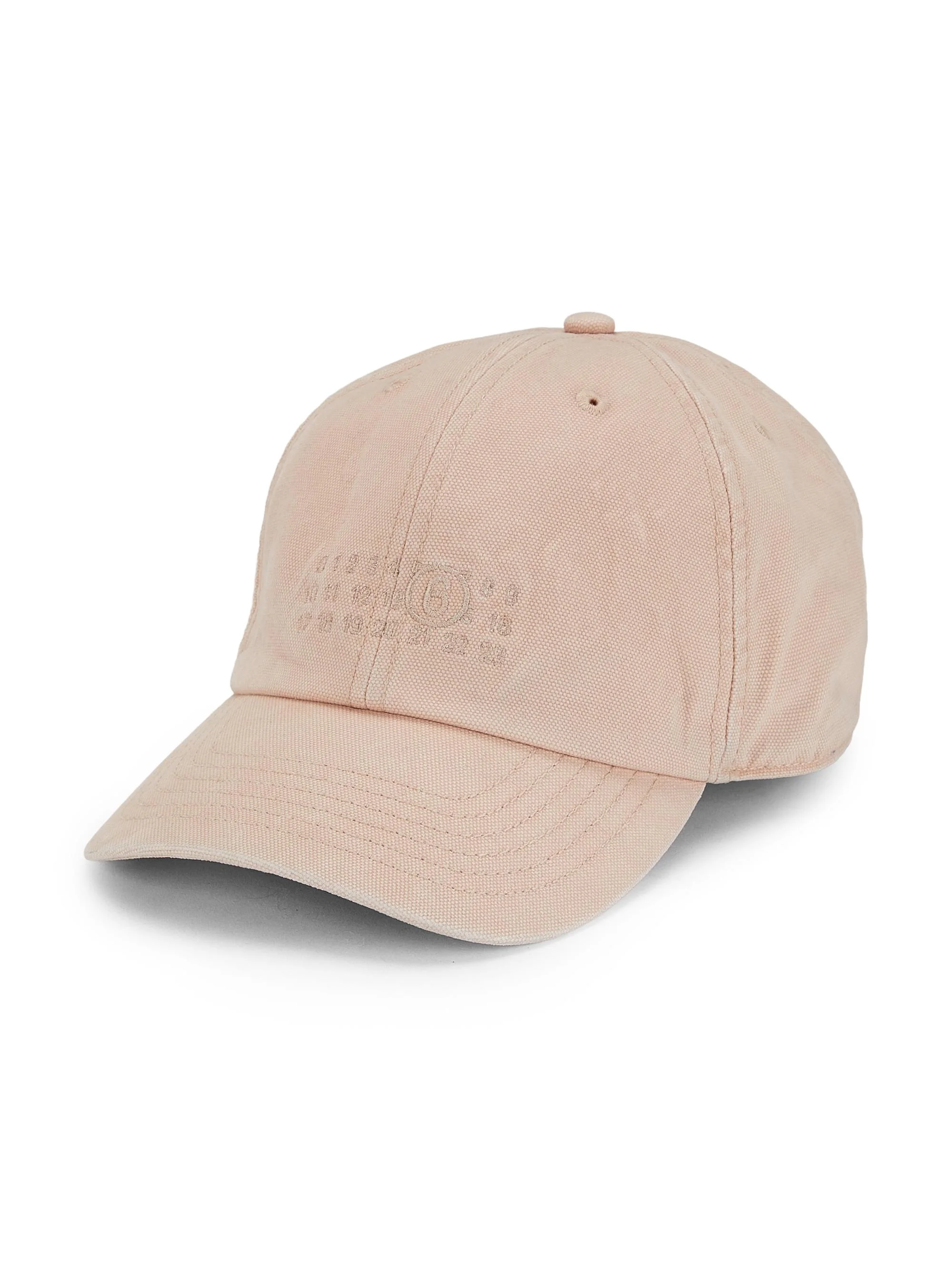 Men's Logo Cotton Canvas Hat - Pink - 1