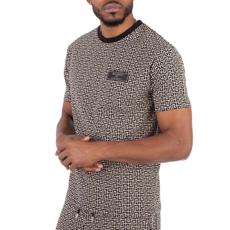 Balmain Monogram Jacquard T-Shirt - 4