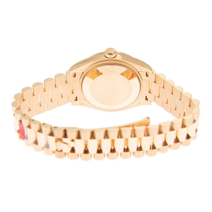Rolex Datejust 31 Malachite Diamond Dial Ladies 18kt Yellow Gold President Watch 278278MLRDP - 4