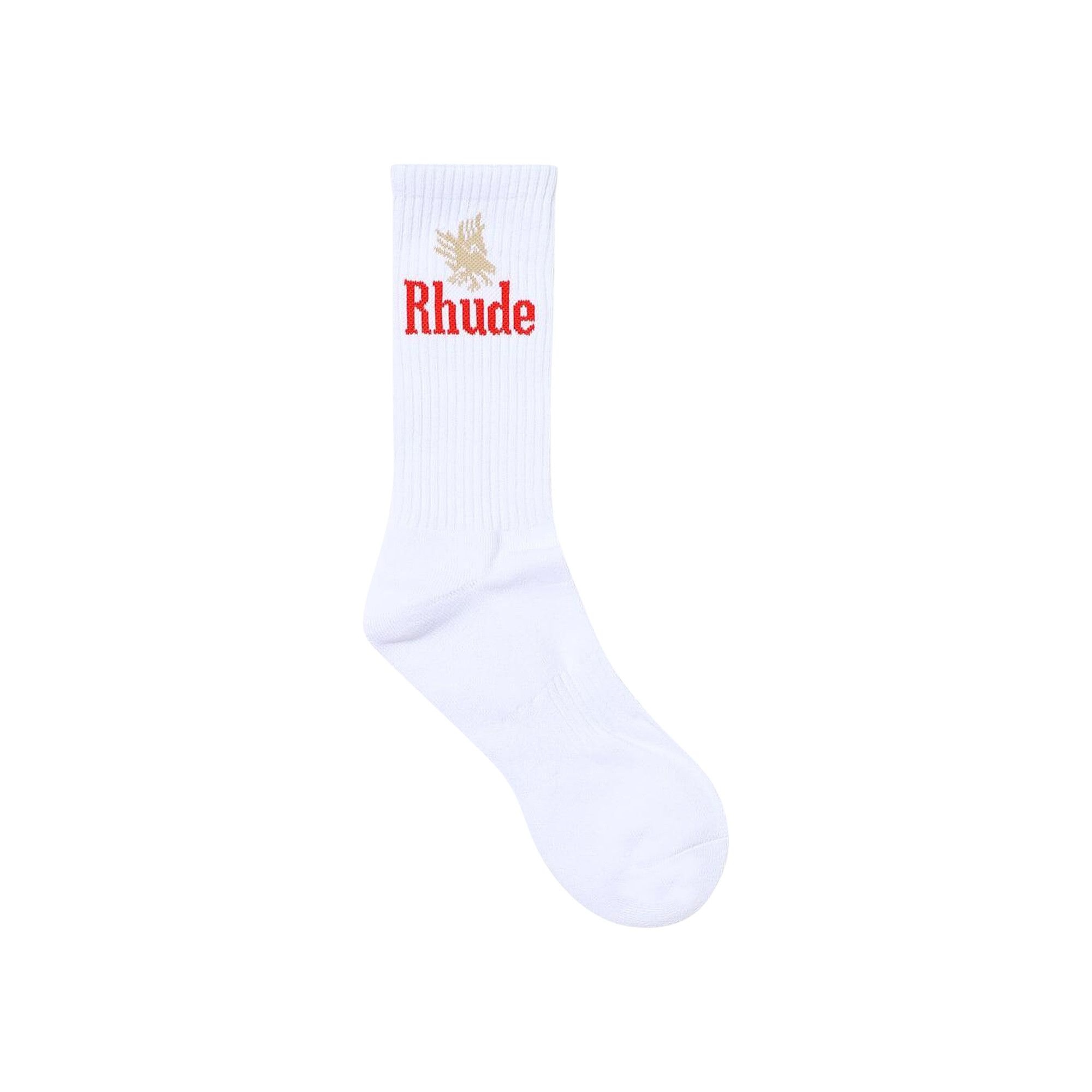 Rhude Eagles Sock 'White/Red' - 1