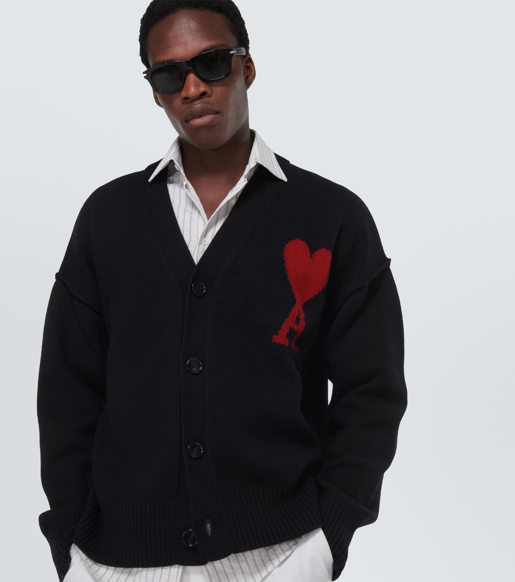 Ami de Cœur virgin wool cardigan - 5