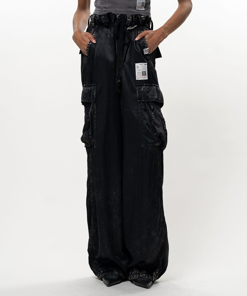 Satin Cargo Pants 5
